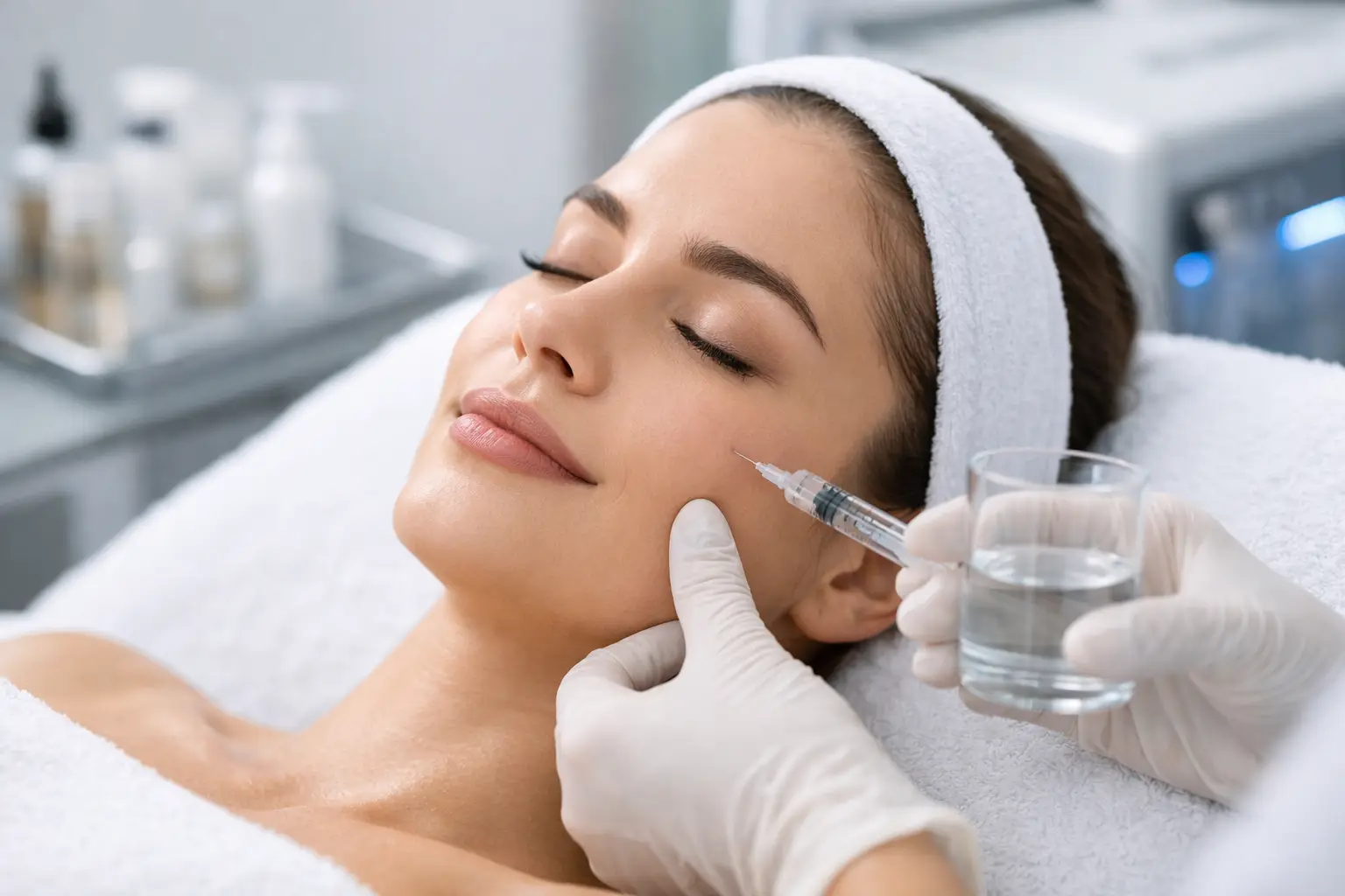 Hidratación facial profunda médica: qué esperar